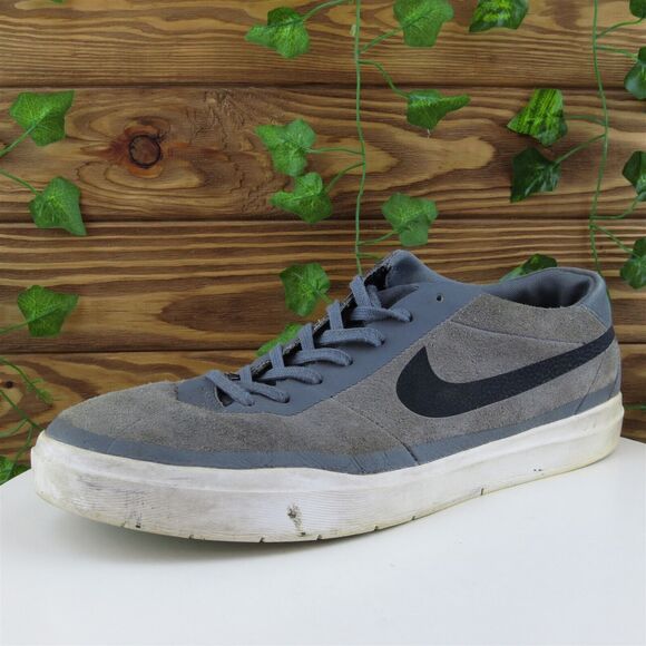 Nike Sz 13 Sneaker‎ Gray Leather Men Medium (D, M) Athletic - Picture 1 of 11